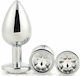 Dream Toys Gleaming Love Silver Plug Anal Plug ...
