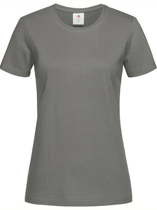 Stedman Classic-T Fitted Werbe-T-Shirt Real Grey