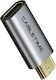Cabletime C160 Μετατροπέας micro USB male σε USB-C female Γκρι 1τμχ