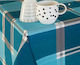 Flamingo Tablecloth 14470 Blue 140x180cm