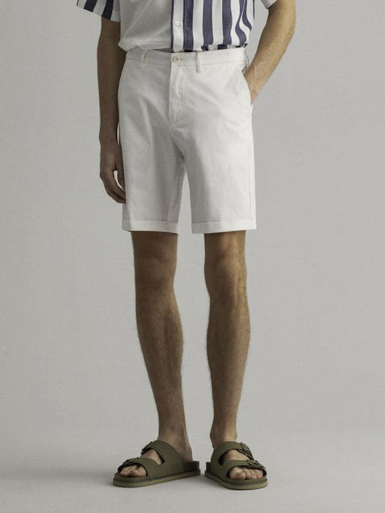 Gant Men's Chino Monochrome Shorts White