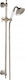 Ferro N160 Slide Bar with Handheld Showerhead and Bronze Hose