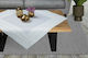 Ilis Home Καρέ Τραπεζομάντηλο Τυπωτό Γκρι 85x85εκ.