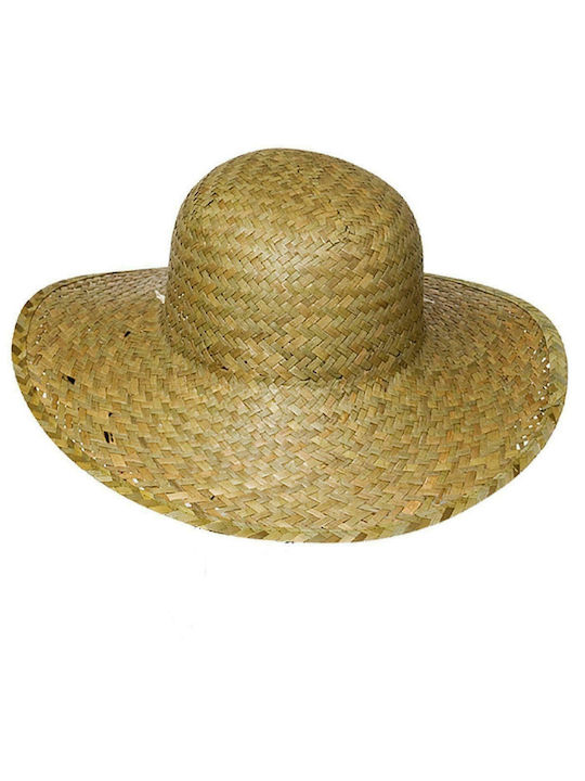 Summertiempo Ψάθινο Ανδρικό Καπέλο Καφέ