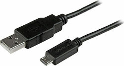 StarTech USBAUB2MBK Regular USB 2.0 σε micro USB 2m Μαύρο