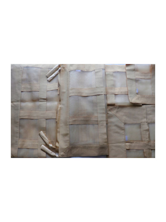 Mc Decor Kariert Elektrische Gitarren 5Stück 195 Beige 120x120cm