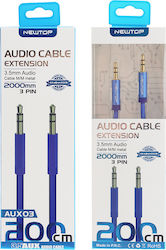 Newtop 3,5mm Stecker-3,5mm Stecker 2m 3,5mm Klinkenkabel