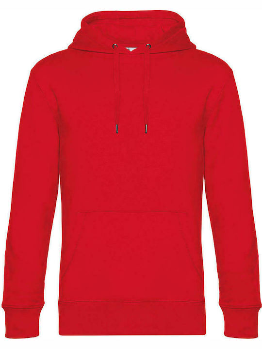 B&C King Men's Long Sleeve Promotional Sweatshirt Red