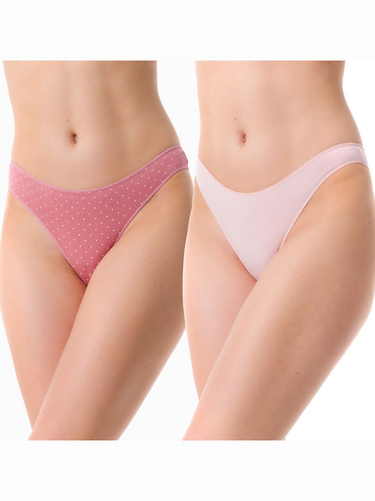 Minerva Fimelle Rio Women's Slip 2Pack Pink