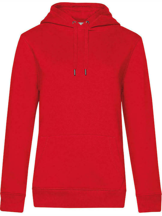 B&C Women's Long Sleeve Promotional Sweatshirt Red