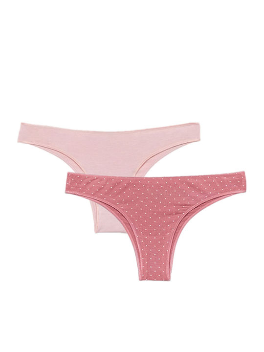 Minerva Fimelle Γυναικεία Brazil 2Pack Ροζ