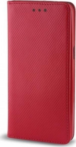 Flip Cover Smart Magnet Book Πλαστικό Κόκκινο (Redmi 9C)