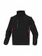 Delta Plus Mysen2 Μπουφάν Εργασίας Softshell με Αφαιρούμενη Επένδυση Μαύρο