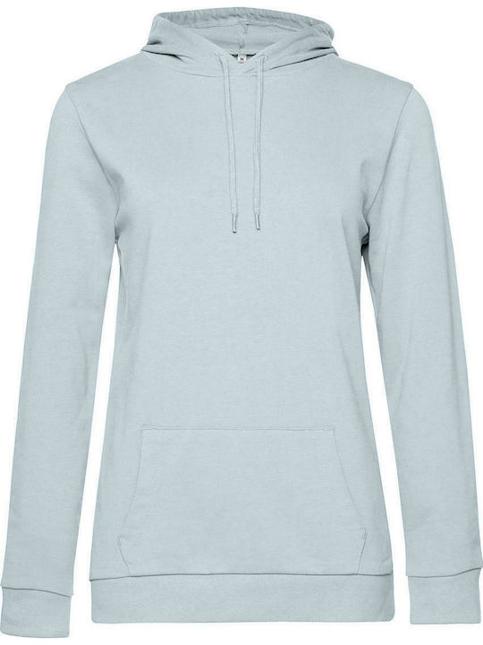 B&C Women's Long Sleeve Promotional Sweatshirt Light Blue