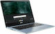 Acer Chromebook 314 CB314-1H-C11A 14" IPS FHD (Celeron Dual Core-N4000/4GB/64GB Stocare flash/Chrome OS) (Tastatură UK)