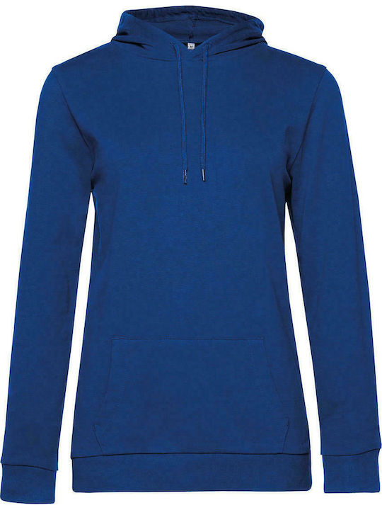 B&C Women's Long Sleeve Promotional Sweatshirt Blue