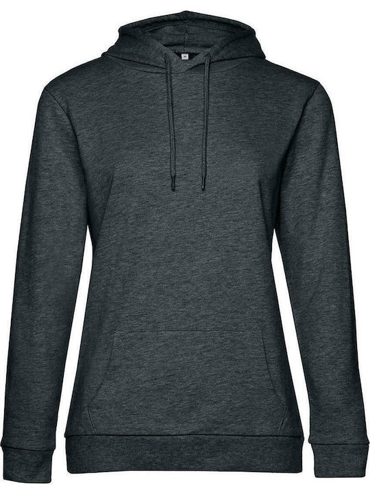 B&C Women's Long Sleeve Promotional Sweatshirt Gray