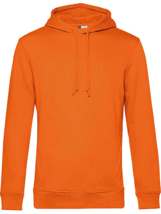 B&C Men's Long Sleeve Promotional Sweatshirt Orange