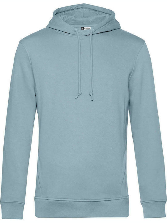 B&C Men's Long Sleeve Promotional Sweatshirt Light Blue WU33B-475