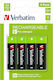Verbatim Baterii Reîncărcabile AA Ni-MH 2500mAh 1.2V 4buc