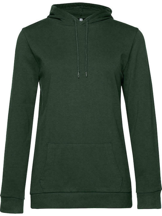 B&C Women's Long Sleeve Promotional Sweatshirt Green WW04W-882