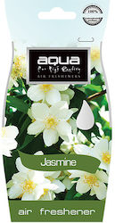 Aqua Car Air Freshener Tab Pendand The Naturals Jasmine 00-0