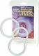 Nanma Cock & Ball Rings White