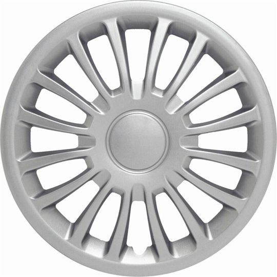 G3 Set Capace de Roți Auto 4 Bucăți 16 Argintii