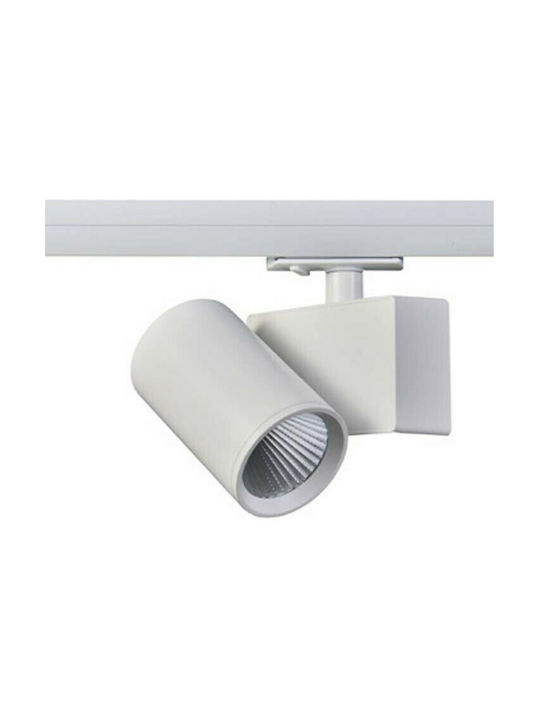 Aca Warm White Single Spot Built-in LED White LISOR4030W2