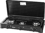 Zilan Liquid Gas Countertop Triple Burner Black