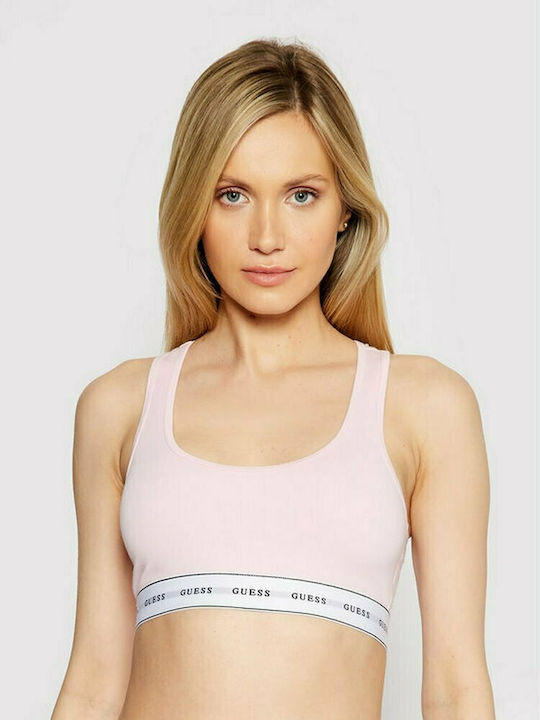 Guess Women's Sports Bra without Padding Pink