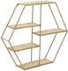 Shelf Wall Gold 78x15x68cm