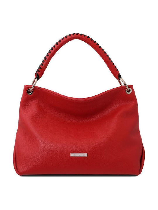 Tuscany Leather Leather Women's Bag Handbag Red