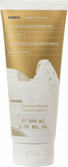 Korres Aegean Bronze Feuchtigkeitsspendende Mousse Körperpflege mit Hyaluronsäure 200ml