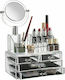 Kosmetikorganisator mit 4 Schubladen Transparent 25x20x15cm