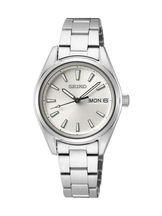 Seiko Women's Watch with Silver Metal Bracelet
