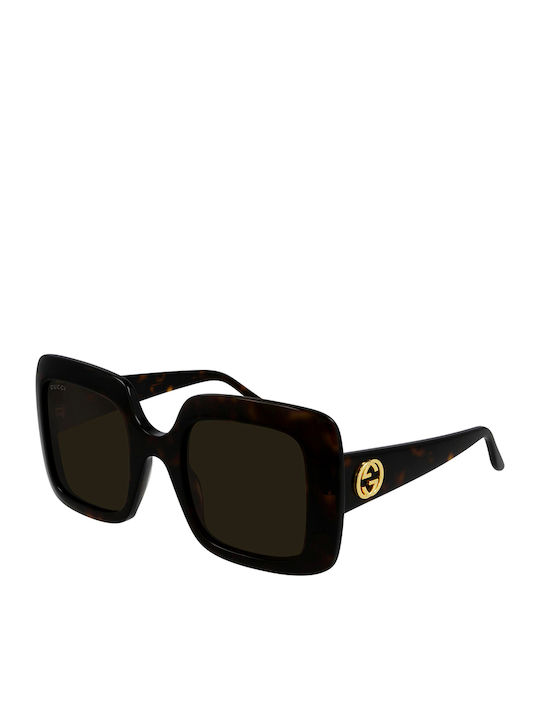 Gucci Women's Sunglasses with Brown Tartaruga P...