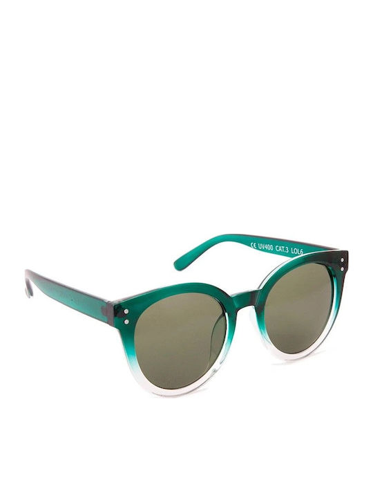 Charly Therapy Lolita Bicolor Sonnenbrillen mit Grün Rahmen und Braun Linse LOL6