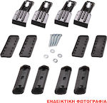 Menabo FIX034G Set Legs for Bars Kit Άκρα-Πόδια Fix Point για Μπάρες Tema/Tema Alu 4τμχ 4pcs