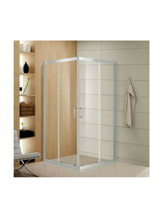 Aquarelle Venia 10 Cabin for Shower with Sliding Door 70x90x185cm Clear Glass