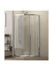 Karag Elysium 200 Καμπίνα Ντουζιέρας Ημικυκλική με Συρόμενη Πόρτα 80x80x200cm Clear Glass