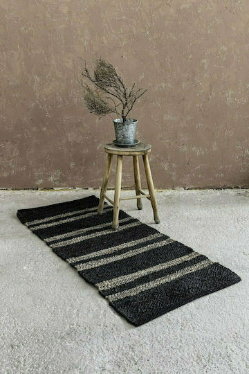 Nima Lineda Rug Rectangular Black