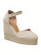 Chiarita Women's Platform Espadrilles Beige