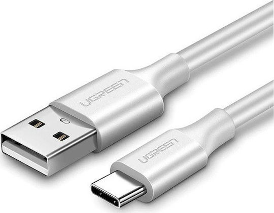 Ugreen Convertor USB-A masculin în USB-C masculin Alb 1buc 60119