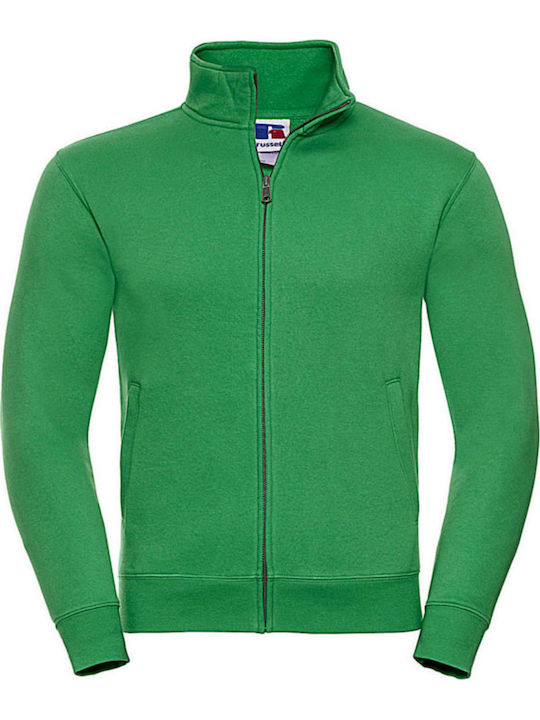 Russell Europe Men's Long Sleeve Promotional Cardigan Green