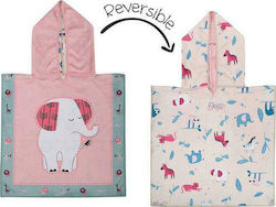 Flapjackkids Elephant/Zoo Παιδικό Πόντσο Θαλάσσ...