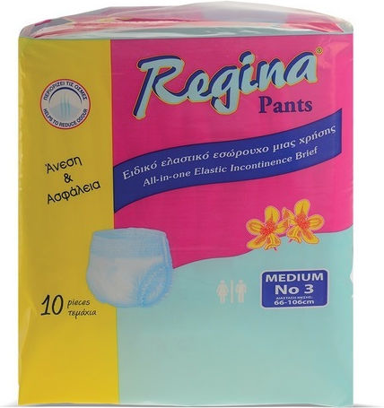 Regina All In One Εσώρουχα Ακράτειας Medium 10τμχ