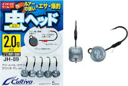 Cultiva Jig Head JH-89 2g Sled Head JH-89
