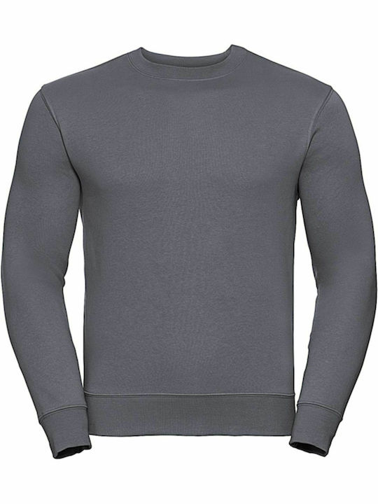 Russell Europe Men's Long Sleeve Promotional Sweatshirt Gray