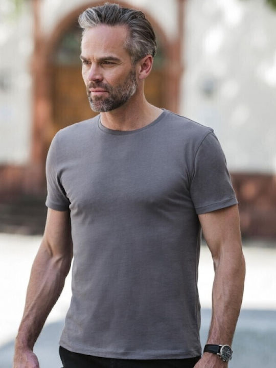 Russell Europe Men's Short Sleeve Promotional T-Shirt Light Oxford